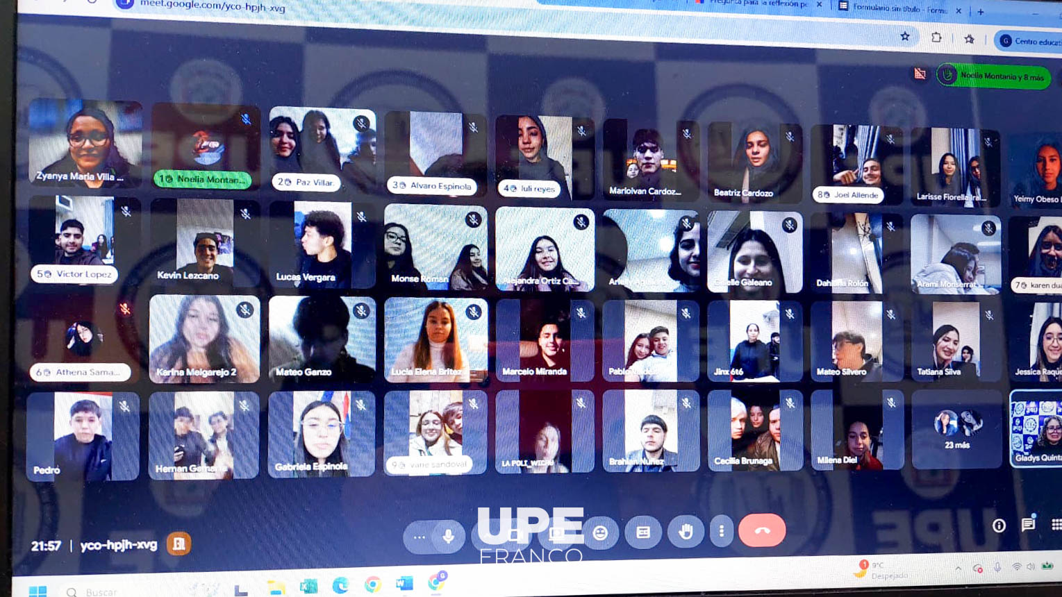 UPE Franco y UABC de México desarrollaron Clase Espejo Internacional sobre Metodología de la Investigación